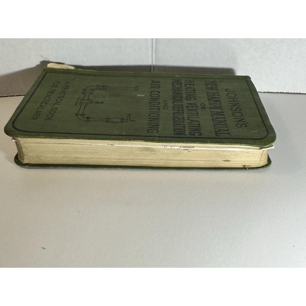 Johnson's New Handy Manual 1940 Heating Vent Mechanical Refrigeration & AC Book